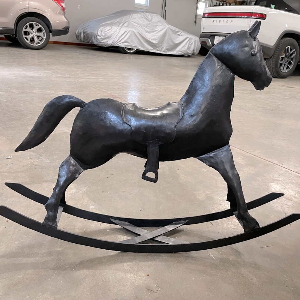 Steel Restoration Hardware Horse